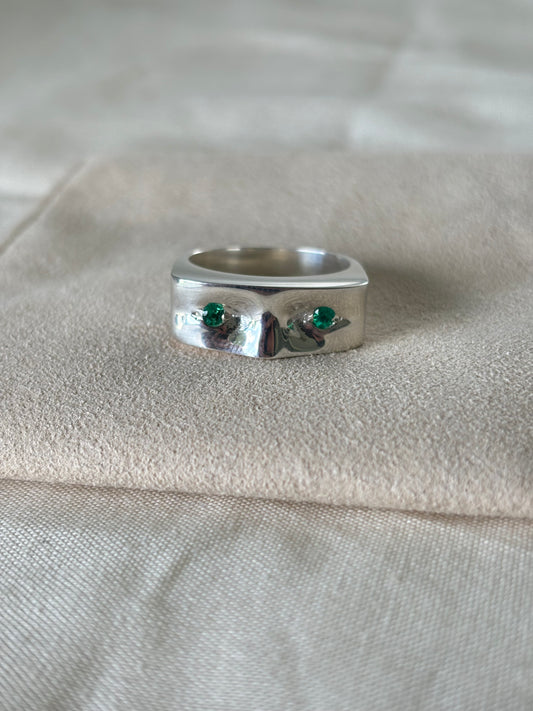 Elina Emerald Ring